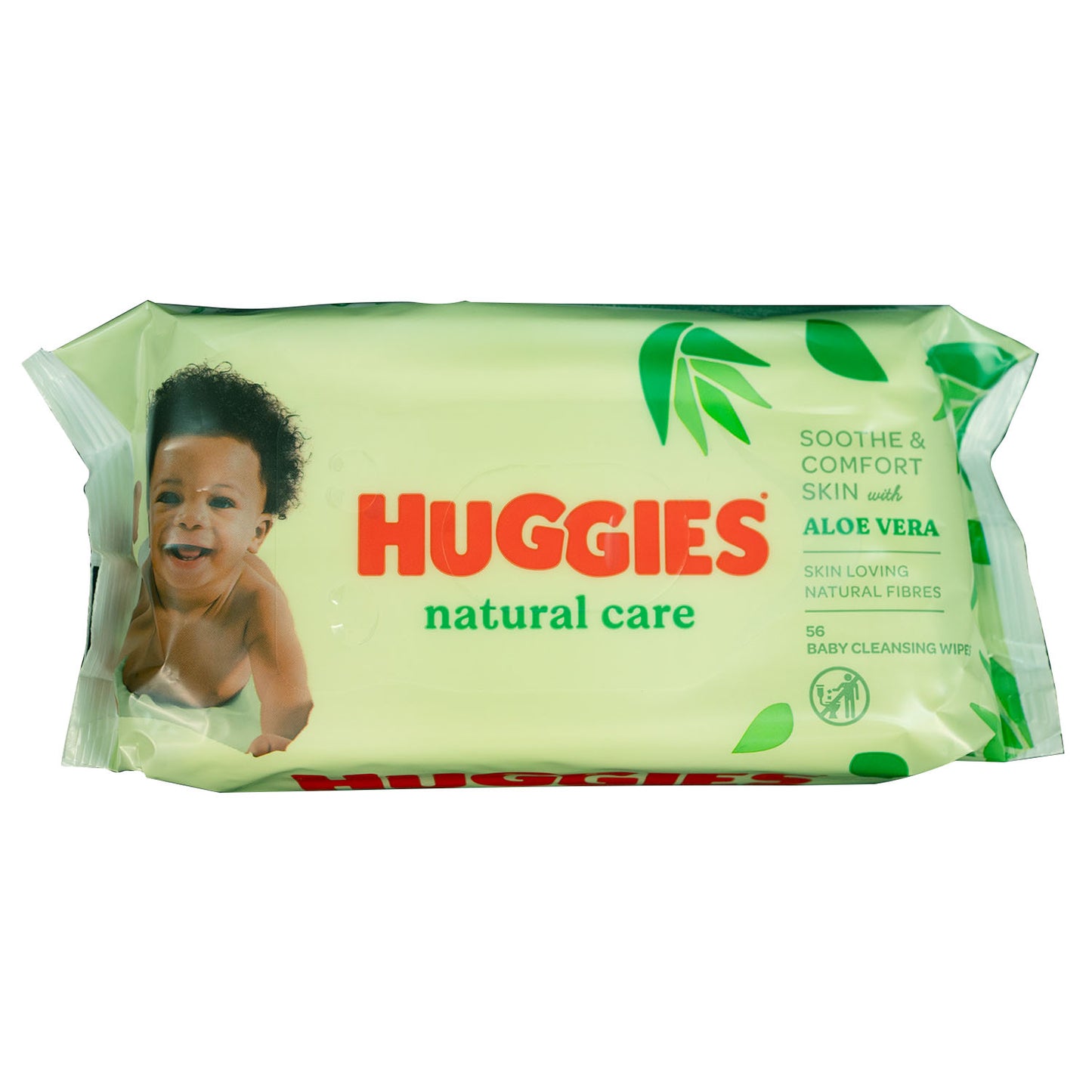 Huggies Natural Care 56ct Baby Cleansing Wipes - Aloe Vera