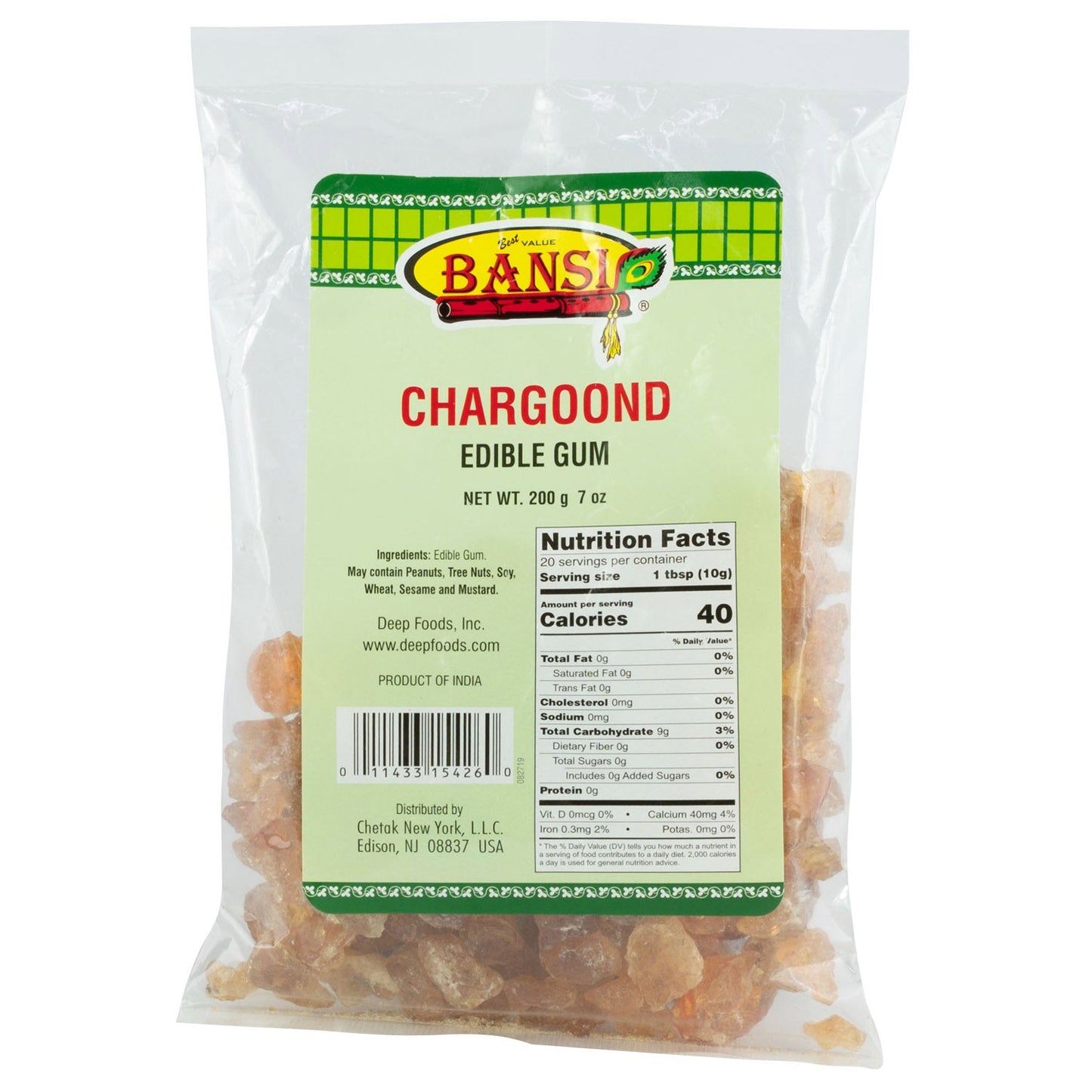 Bansi Chargoond (Edible Gum) - 200g