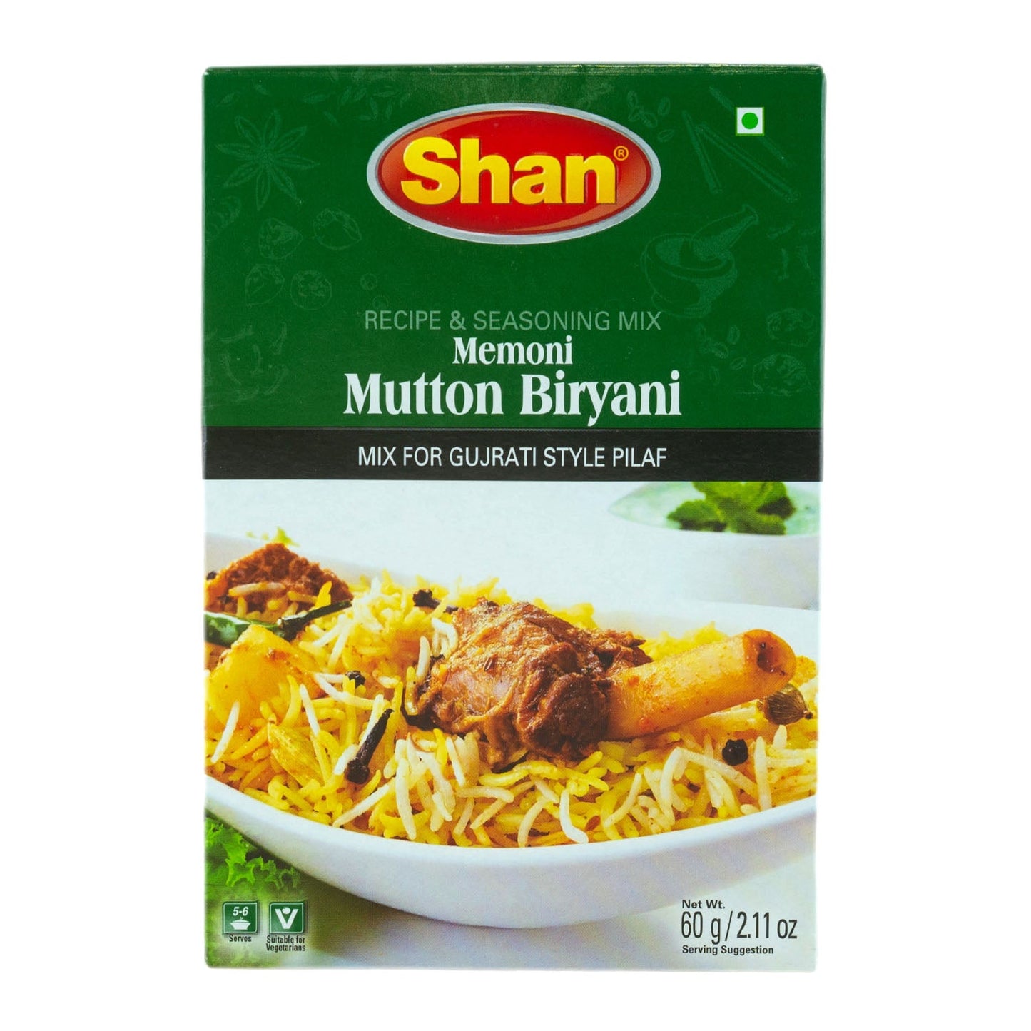 Shan Memoni Mutton Biryani Seasoning Mix - 60g