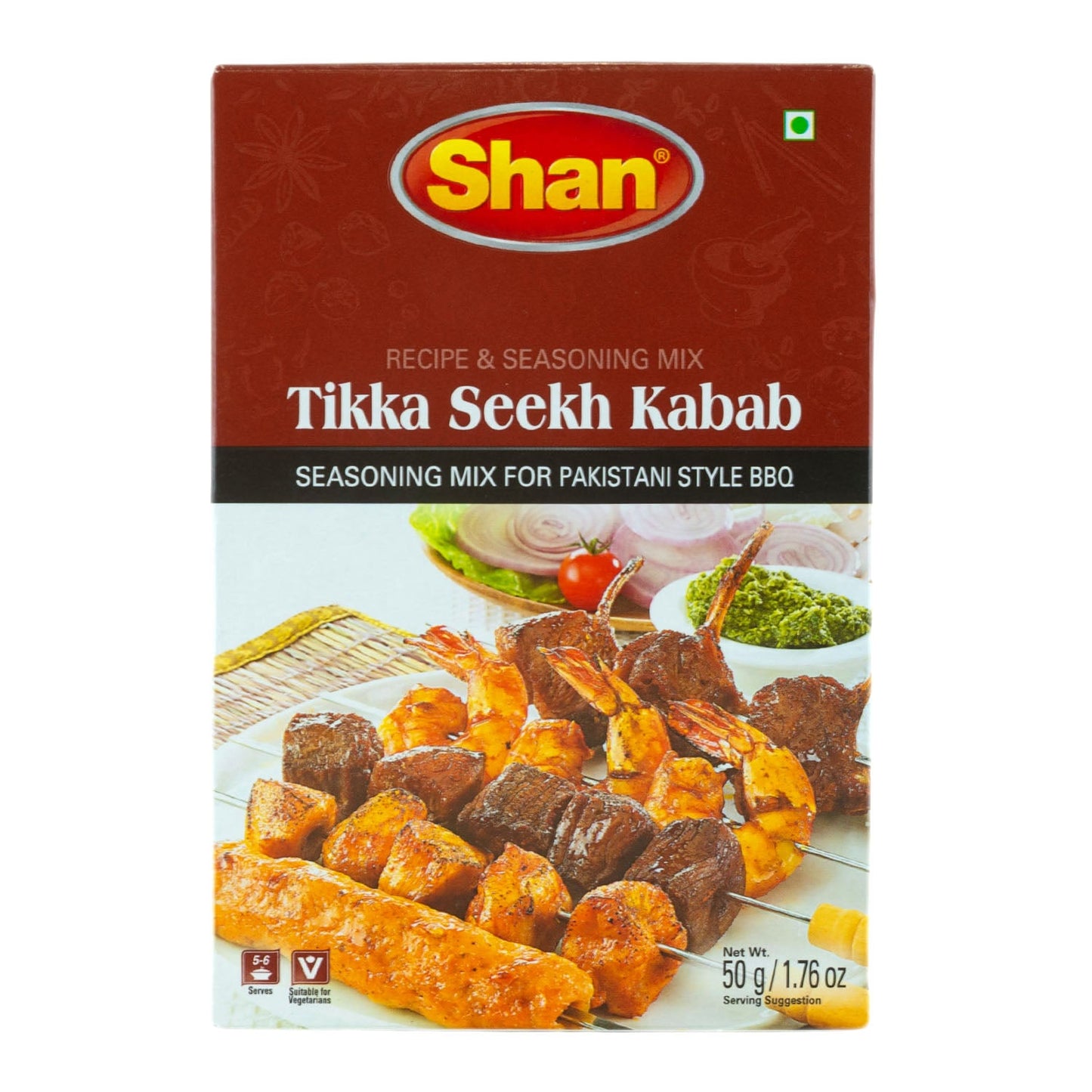 Shan Tikka Seekh Kabab Seasoning Mix - 50g