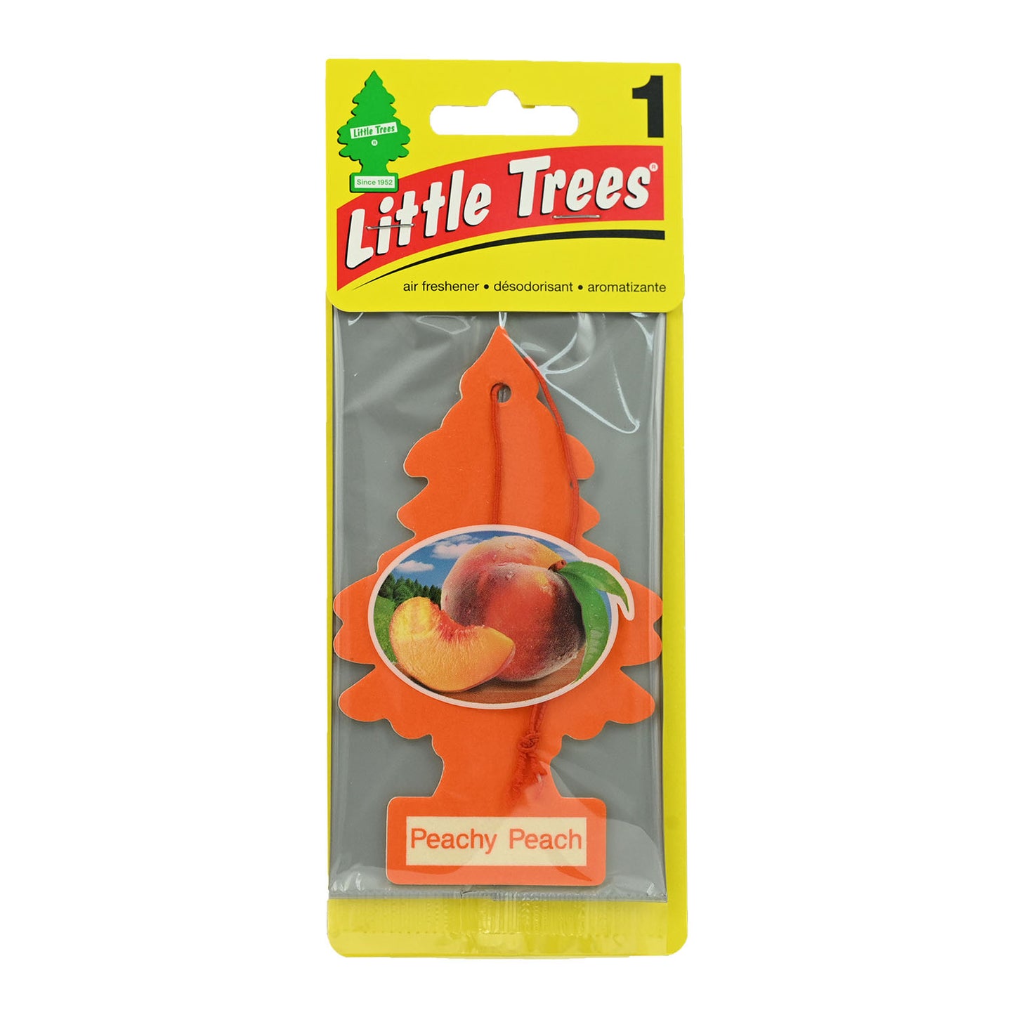 Little Trees Peachy Peach Car Air Freshener