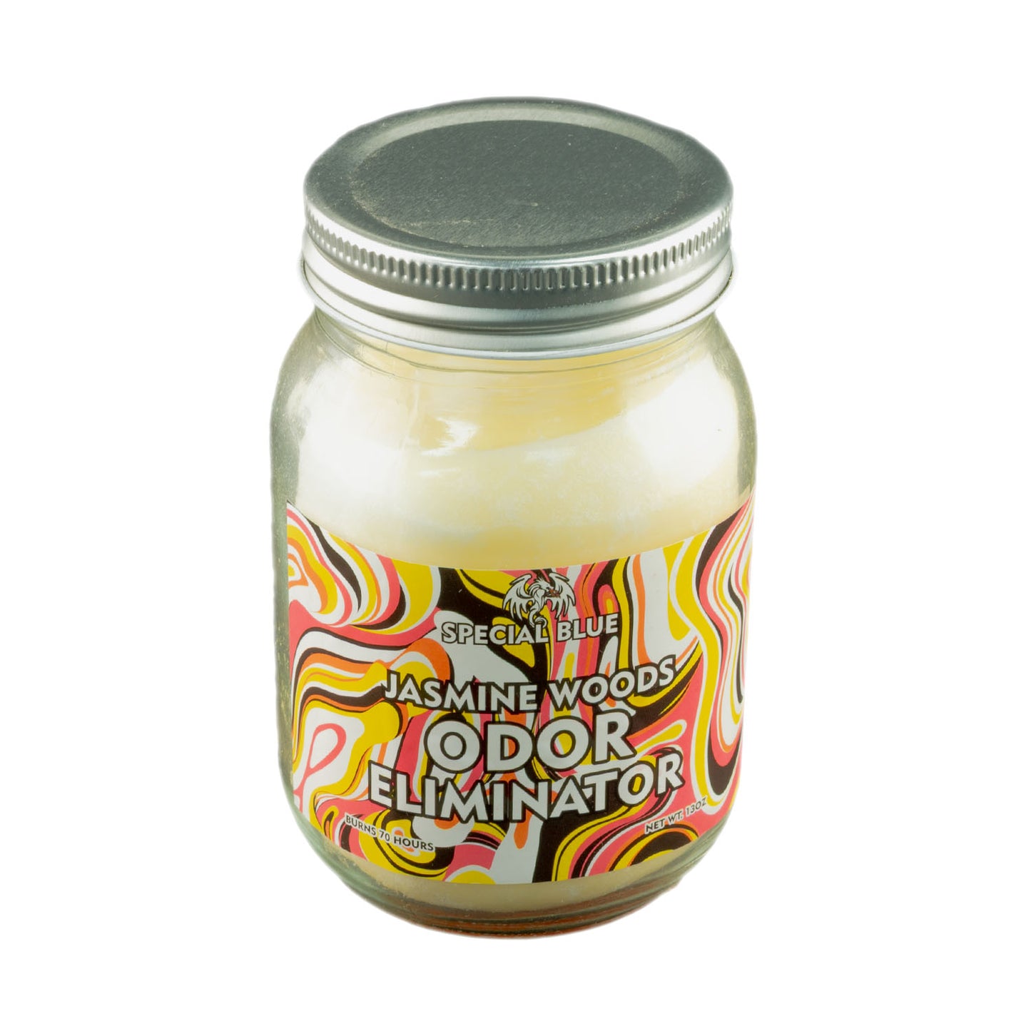 Special Blue Jasmine Woods Odor Eliminator Candle