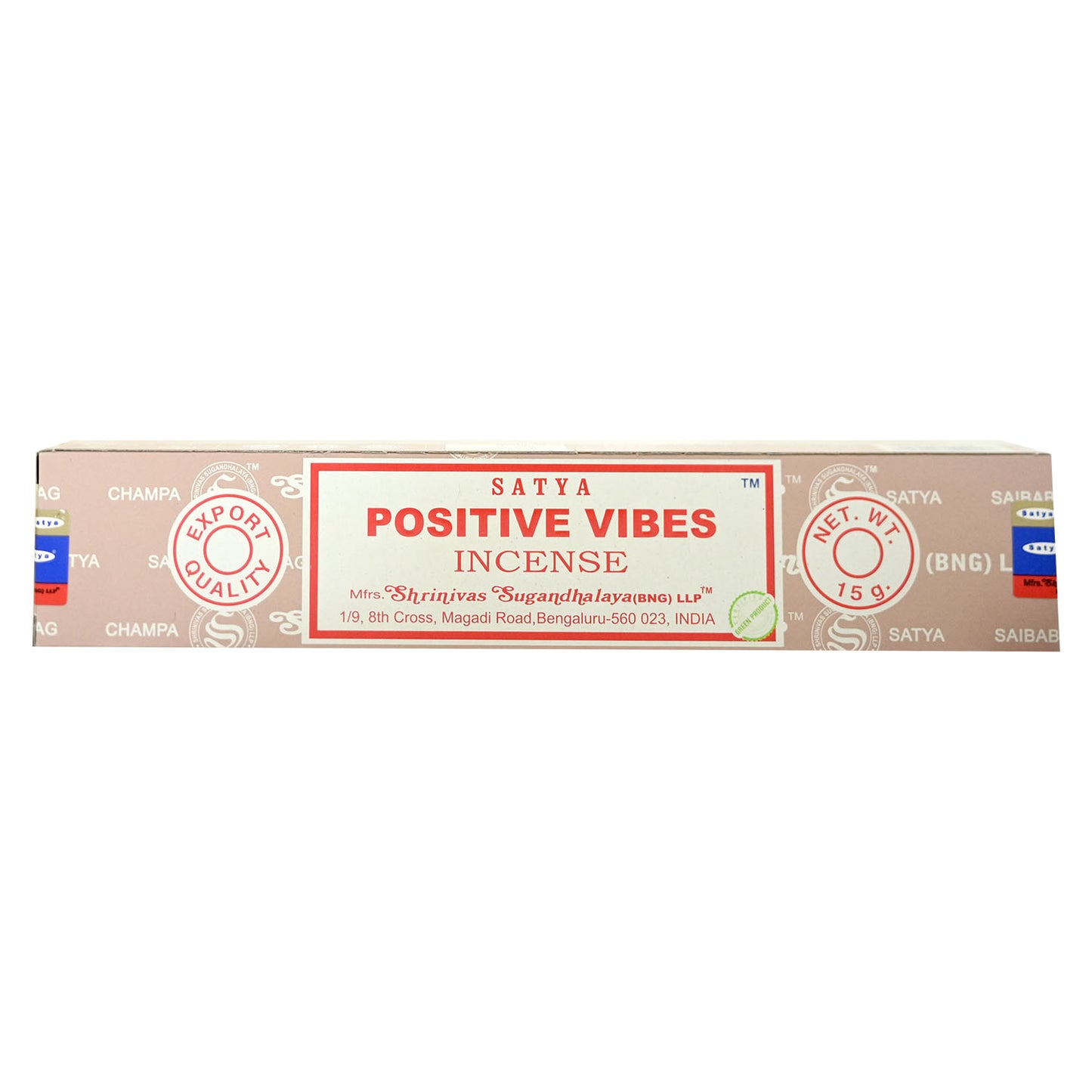 Satya Positive Vibes Incense 15g Box