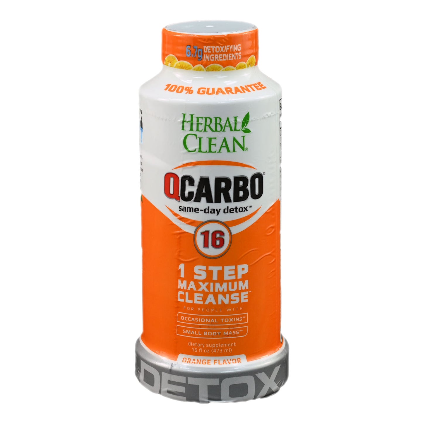Herbal Clean QCarbo 16 Detox - Orange - 16oz