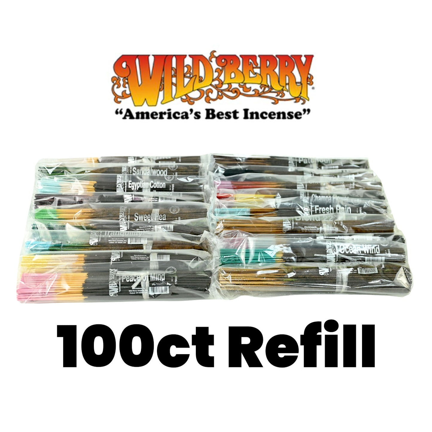 Wild Berry Fizzy Pop Incense Bulk Bag - 100PK