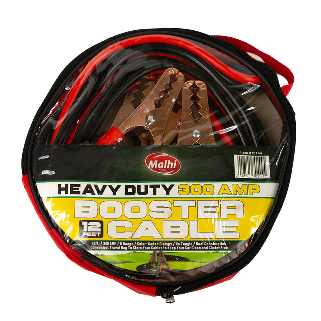 Malhi Heavy Duty 300 Amp Booster Cable - 10FT