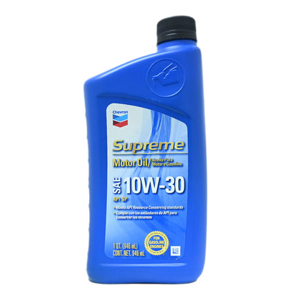 Chevron Supreme 10W-30 Motor Oil - 1 Quart
