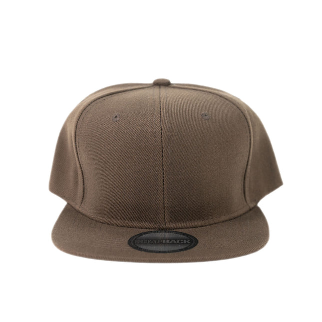 Snapback Cap Brown Hat [GJK002SN]