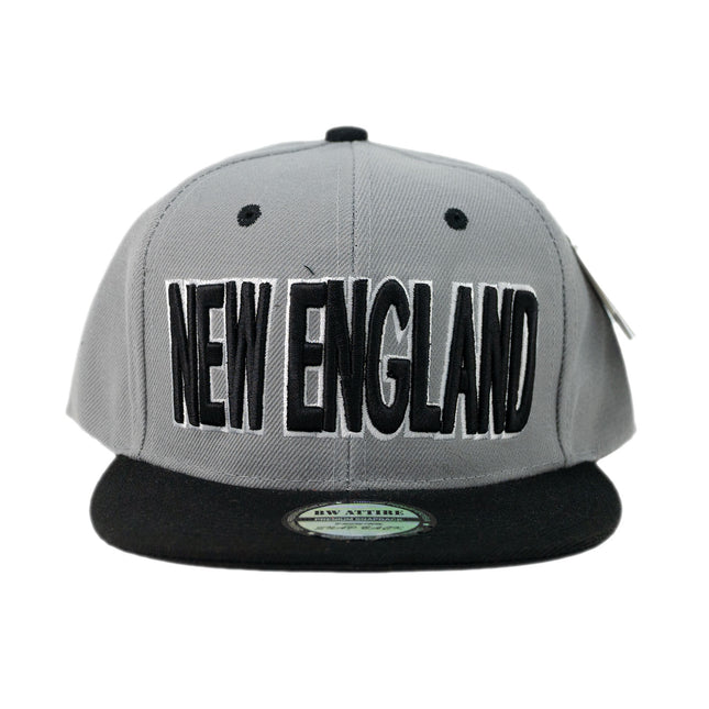 BW Attire Location Snapback - New England - Black
