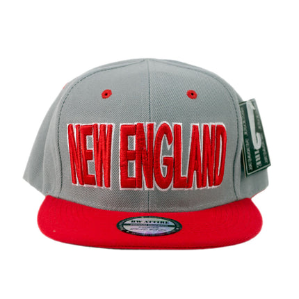 BW Attire Location Snapback - New England - Red