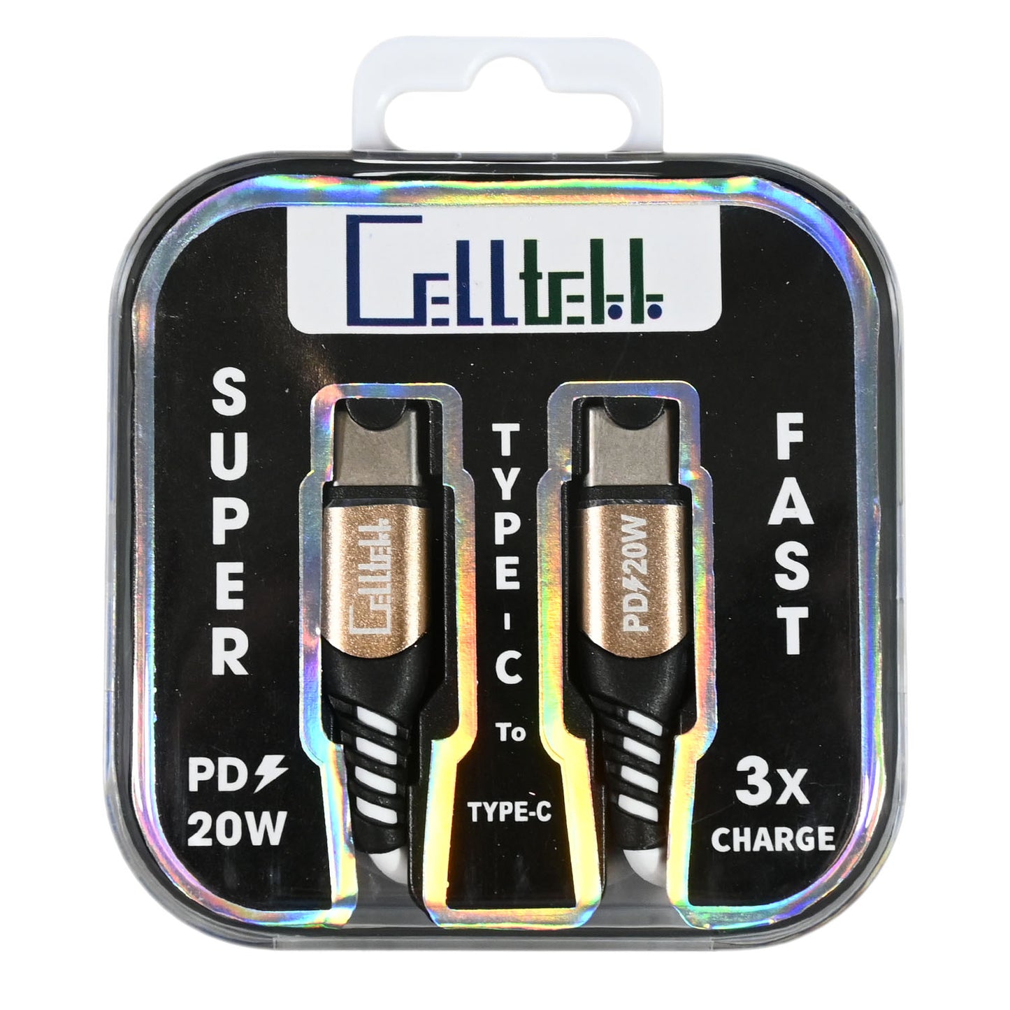 Celltekk 20W USB-C to USB-C Cable - 1pc