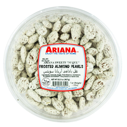 Ariana Frosted Almond Pearls - 2lb
