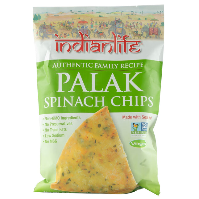 IndianLife Palak Spinach Chips - 170g