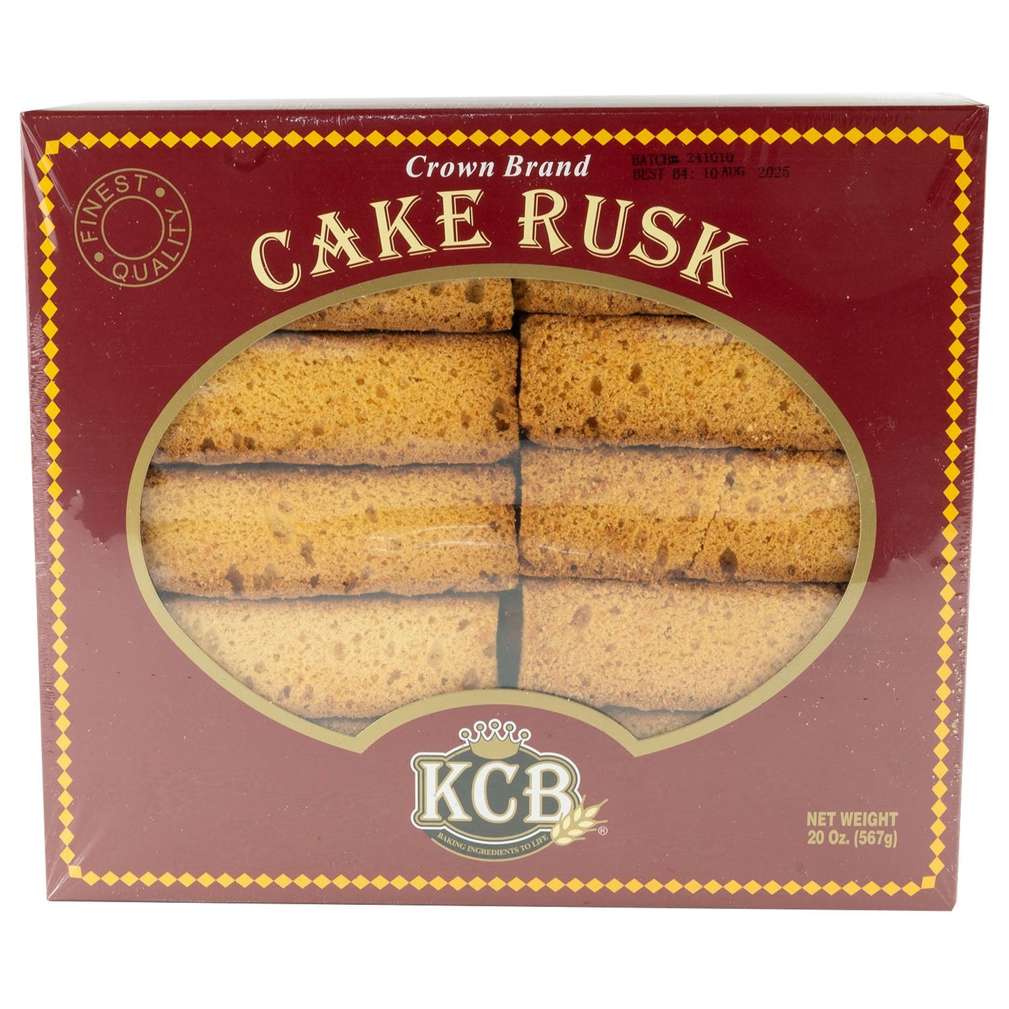 KCB Crown Brand Cake Rusk - 567g