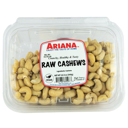 Ariana Raw Cashews - 340g