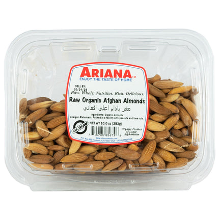 Ariana Raw Organic Afghan Almonds - 284g