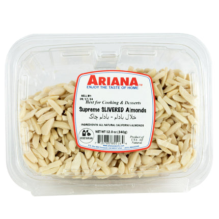 Ariana Supreme Silvered Almonds - 340g