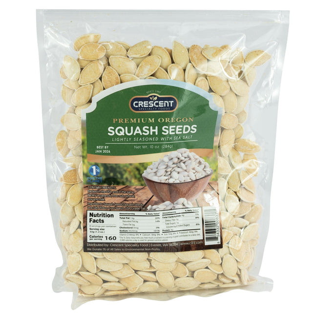 Crescent Premium Oregon Lightly Seasoned Squash Seeds - 284g