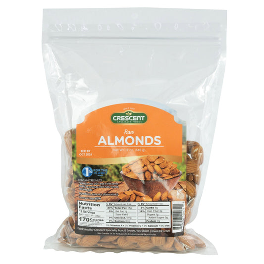 Crescent Raw Almonds - 340g