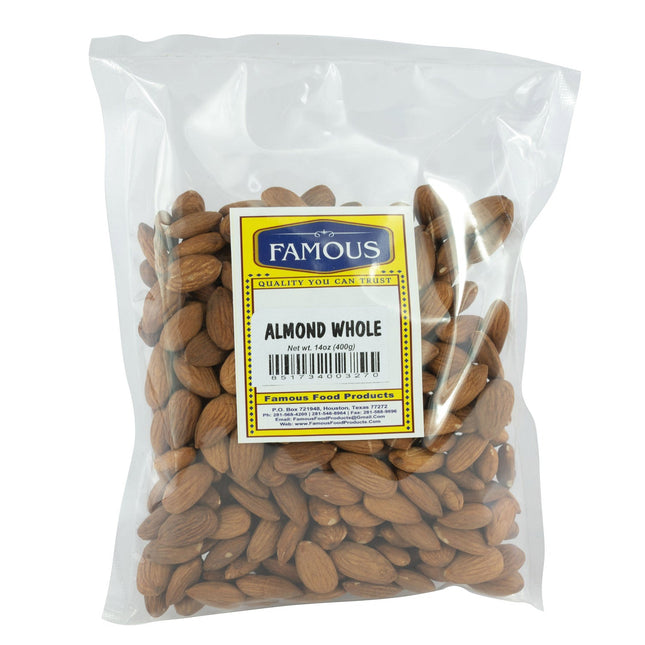Famous Whole Almonds - 400g