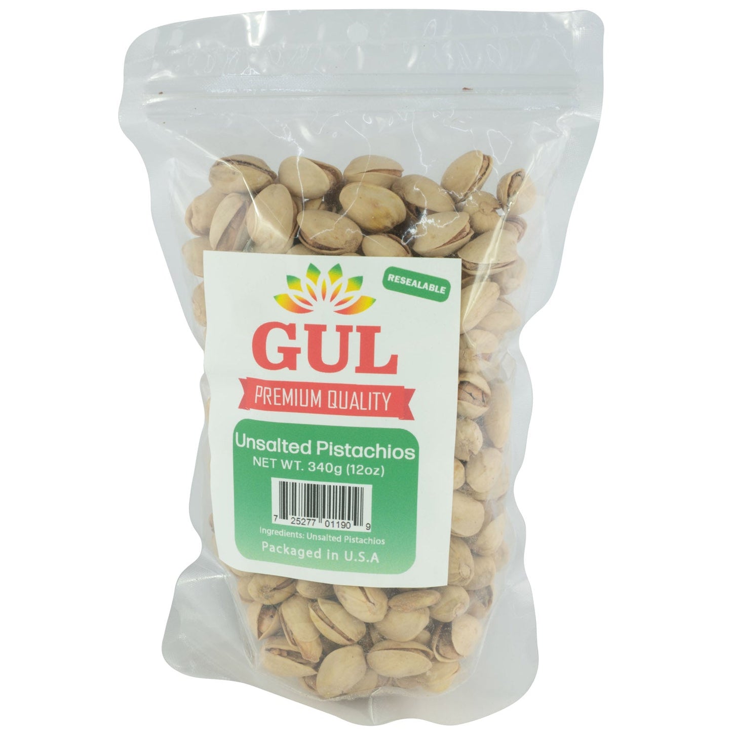 GUL Unsalted Pistachios - 340g