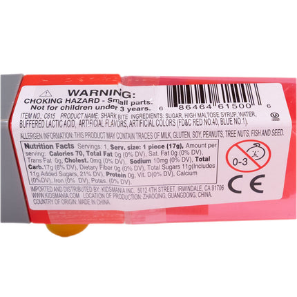 Kidsmania Shark Bite Toy w/ Candy - 1pc