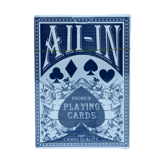 Double Cross All-In Playing Cards - Blue - 1PK