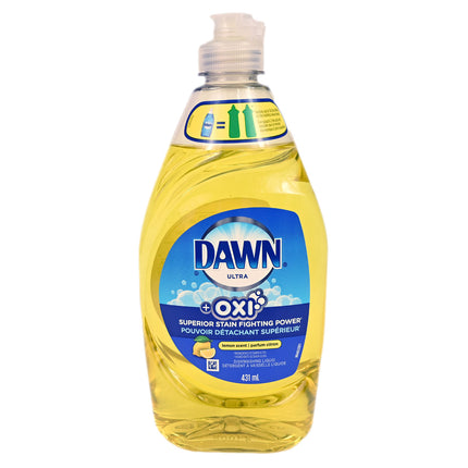 Dawn Lemon Scent Plus Oxi Dish Soap - 14.6oz