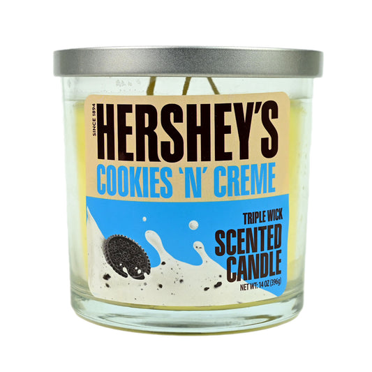 Hershey's Cookies 'N' Creme Triple Wick Candle - 14oz