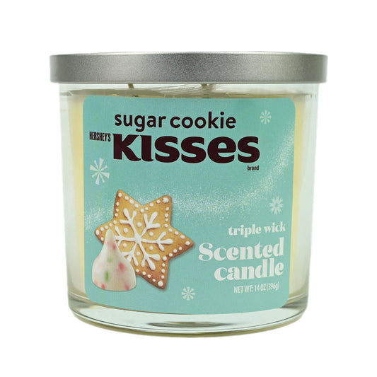 Hershey's Kisses Sugar Cookie Triple Wick Candle - 14oz