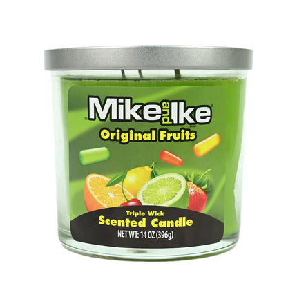 Mike and Ike Original Fruits Triple Wick Candle - 14oz