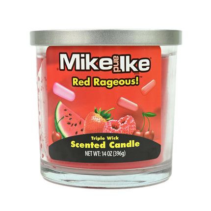 Mike and Ike Red Rageous! Triple Wick Candle - 14oz