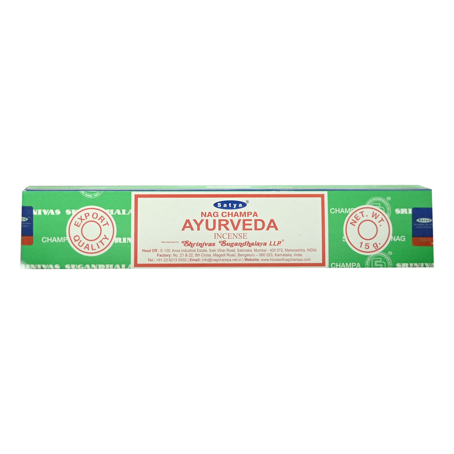 Satya Ayurveda Incense 15g Box