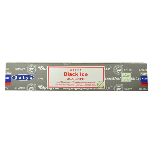 Satya Black Ice Incense 15g Box