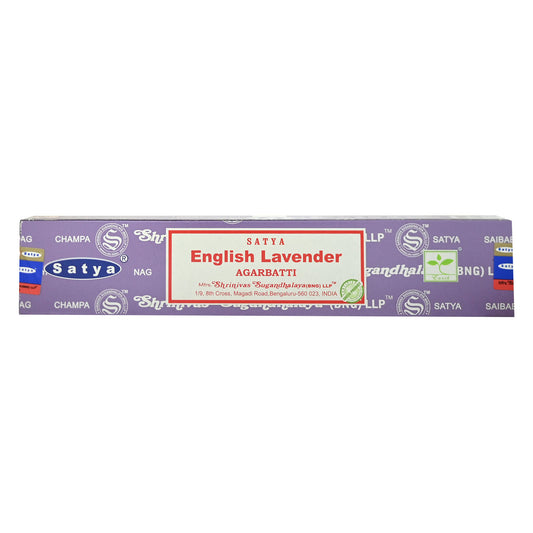 Satya English Lavender Incense 15g Box