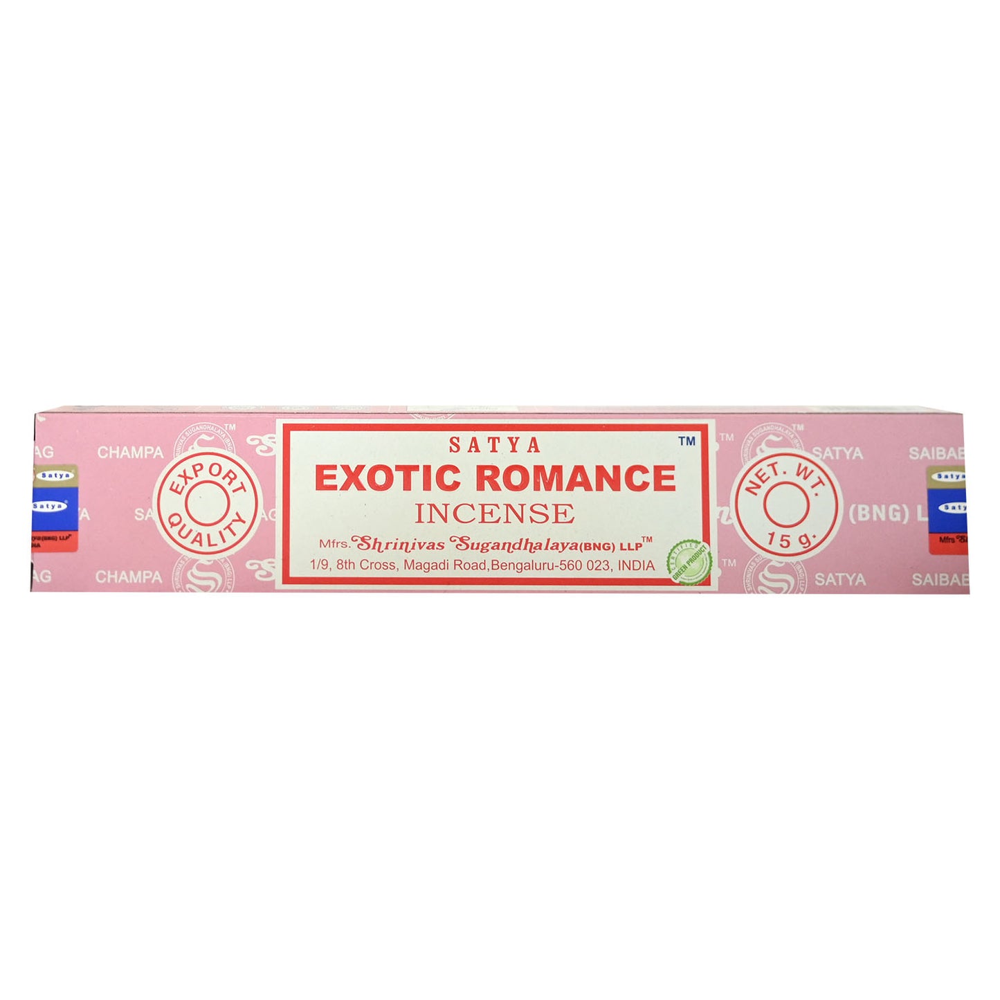 Satya Exotic Romance Incense 15g Box