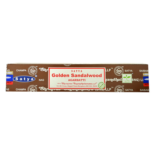 Satya Golden Sandalwood Incense 15g Box