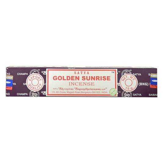 Satya Golden Sunrise Incense 15g Box