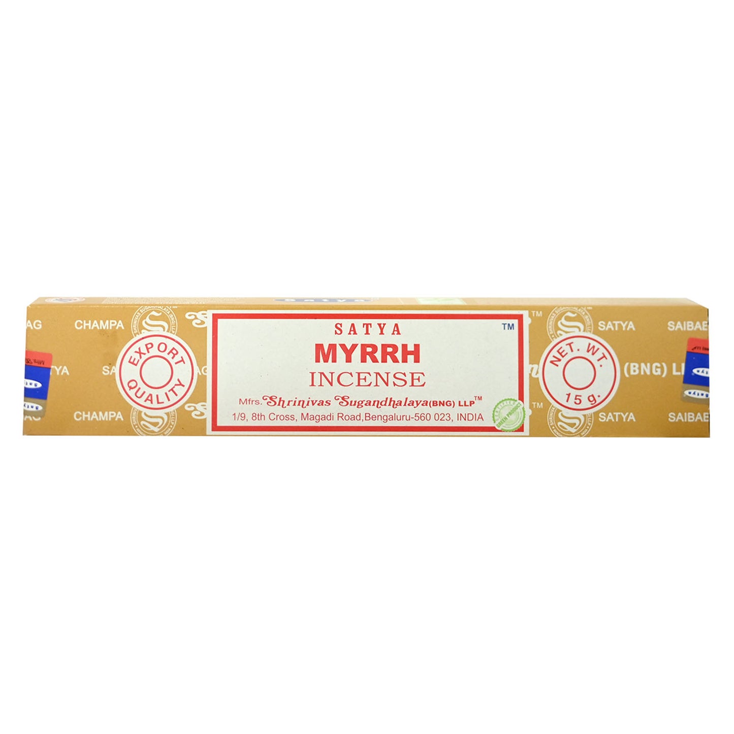 Satya Myrrh Incense 15g Box
