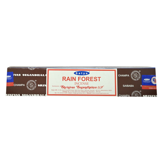 Satya Rain Forest Incense 15g Box