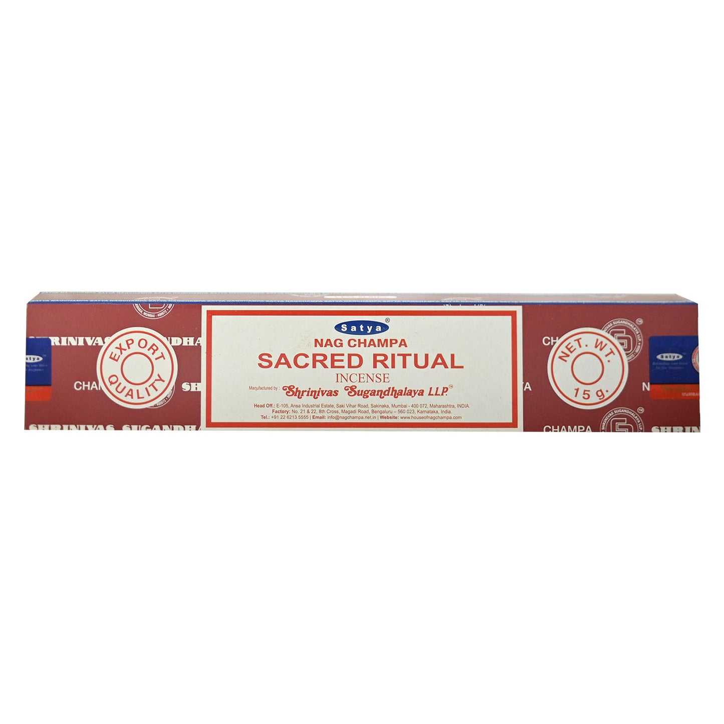 Satya Sacred Ritual Incense 15g Box