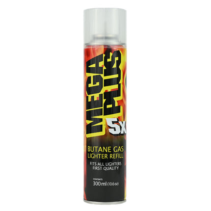 MEGA Plus 5x Butane Gas - 300ml