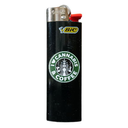 Bic Lighter - Coffee Cannabis Brand Parody - Single