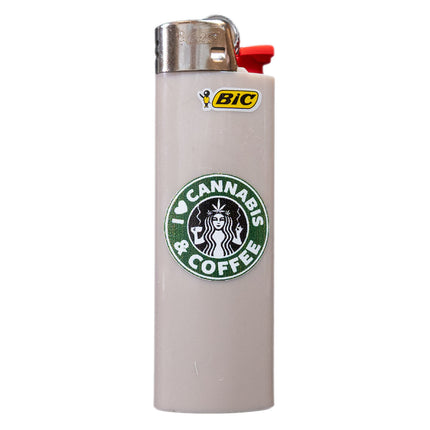 Bic Lighter - Coffee Cannabis Brand Parody - Single