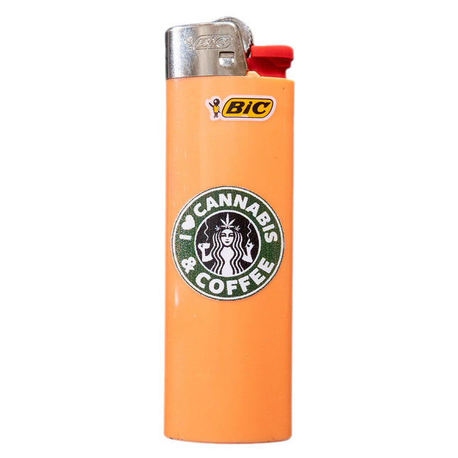 Bic Lighter - Coffee Cannabis Brand Parody - Single