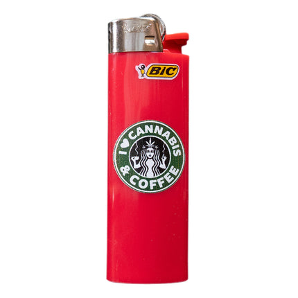 Bic Lighter - Coffee Cannabis Brand Parody - Single