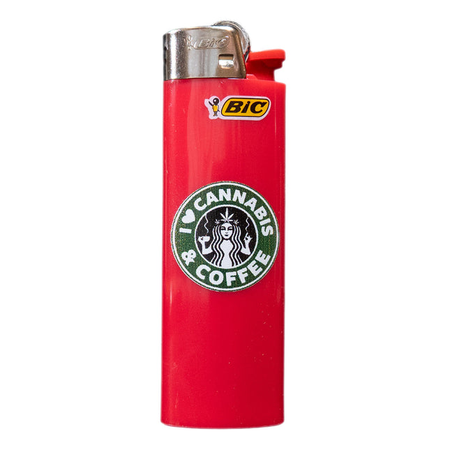 Bic Lighter - Coffee Cannabis Brand Parody - Single