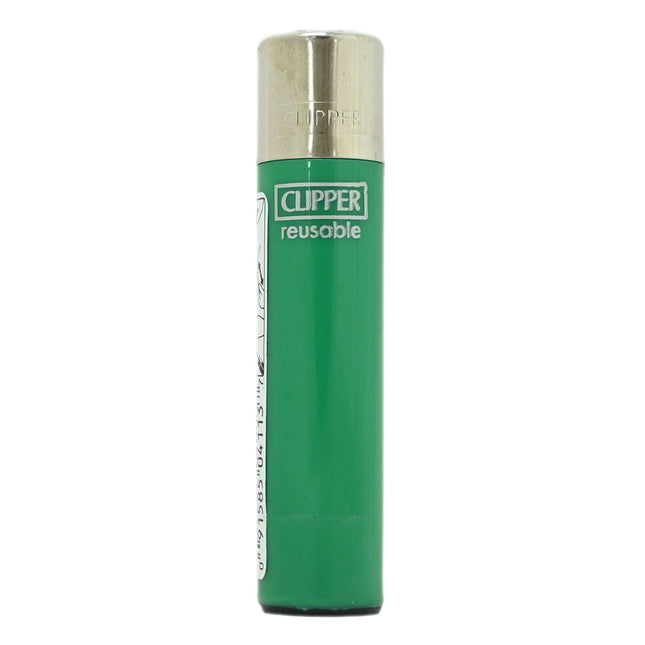 Clipper Reusable Lighter - Single (Green)