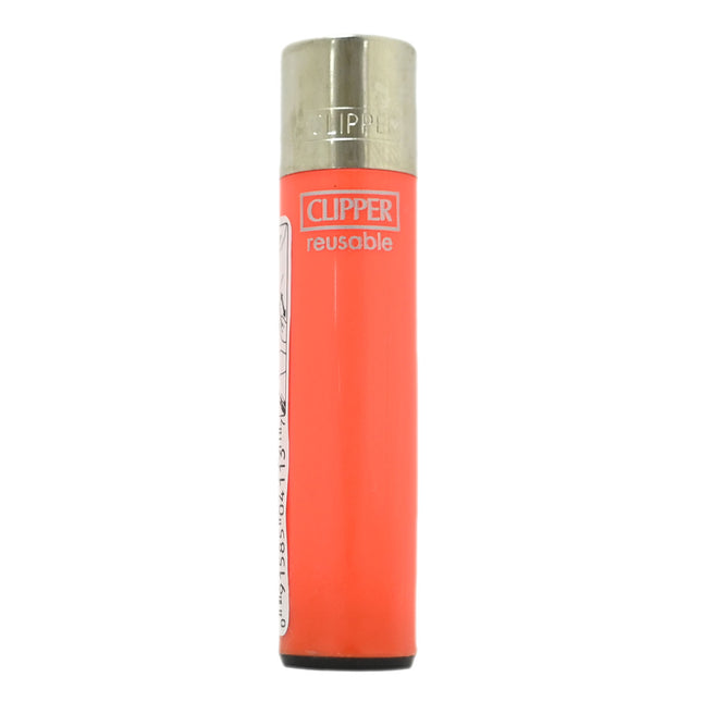 Clipper Reusable Lighter - Single (Orange)