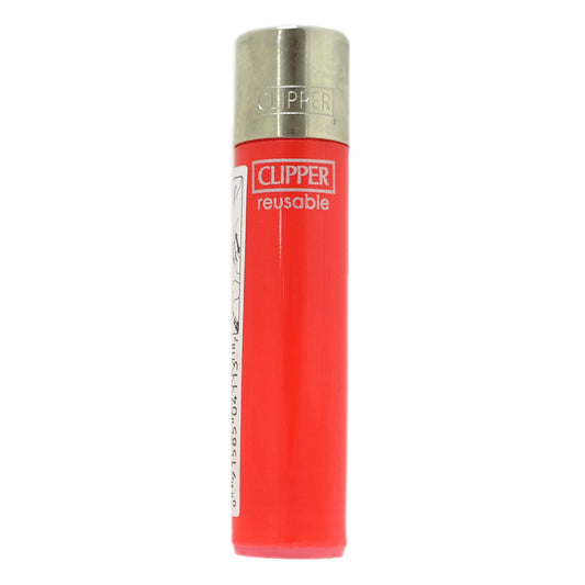 Clipper Reusable Lighter - Single (Red)